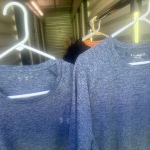 Under Armour Tech Tees-set of 2 both blue sz XXL